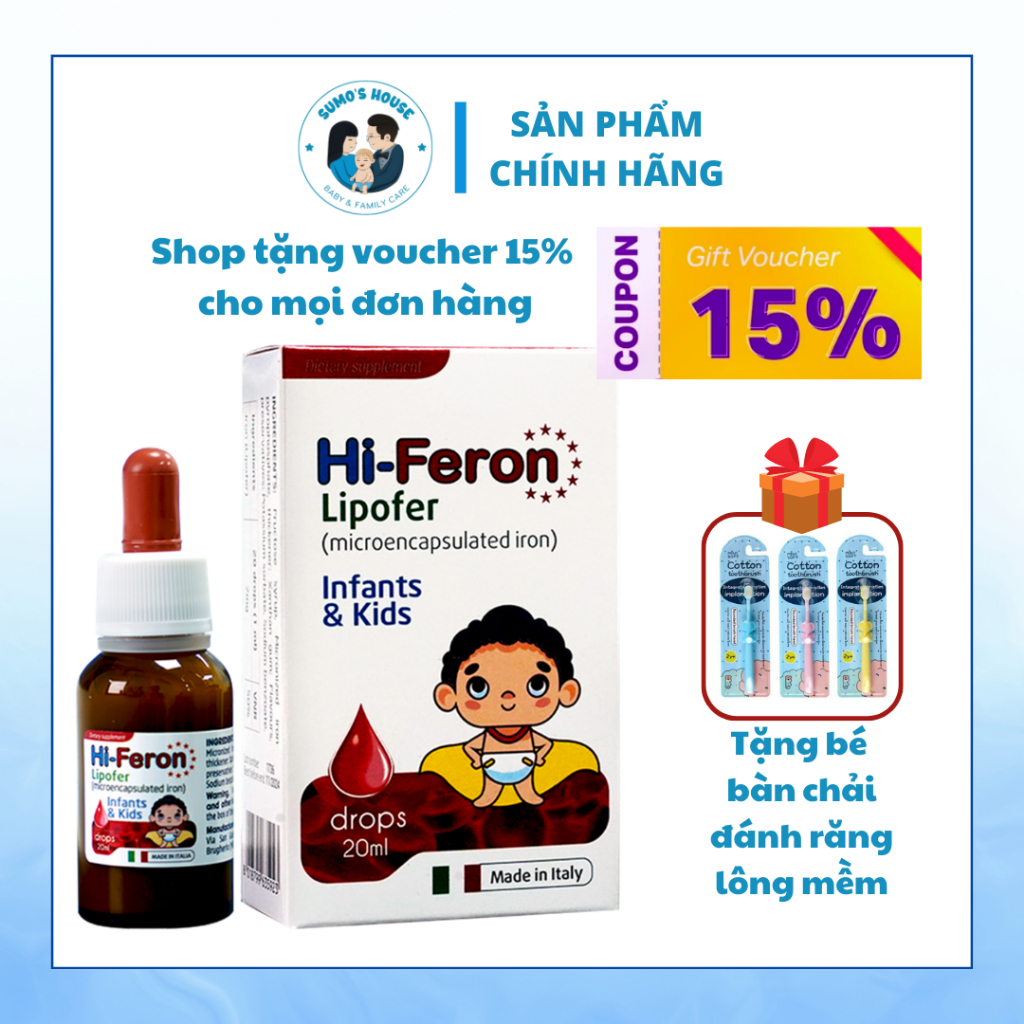 Hi-feron Bổ Sung Sắt Cho Trẻ