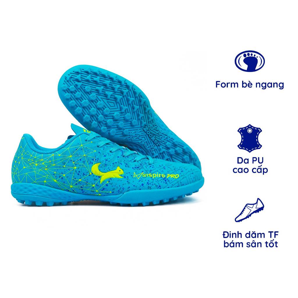 Giày đá bóng sân cỏ nhân tạo Zocker Inspire - Inspire Pro chính hãng bền đẹp sản 5 -7-11
