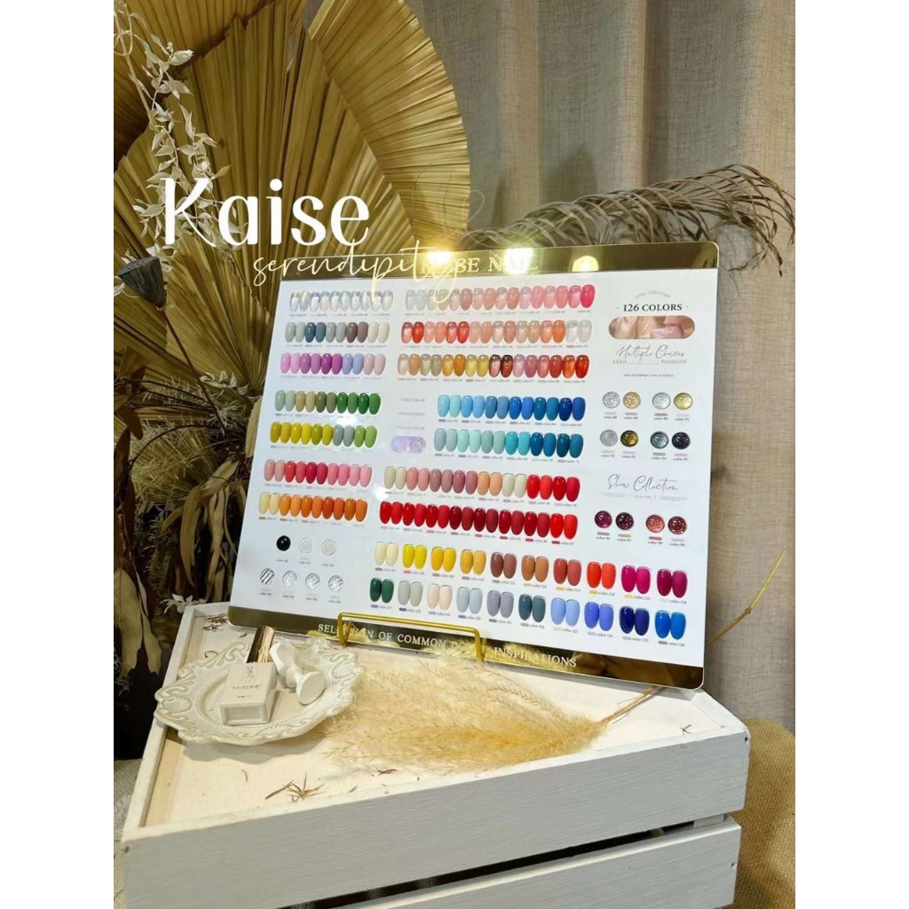 Set sơn gel KAISE 126 màu (tặng bảng màu)