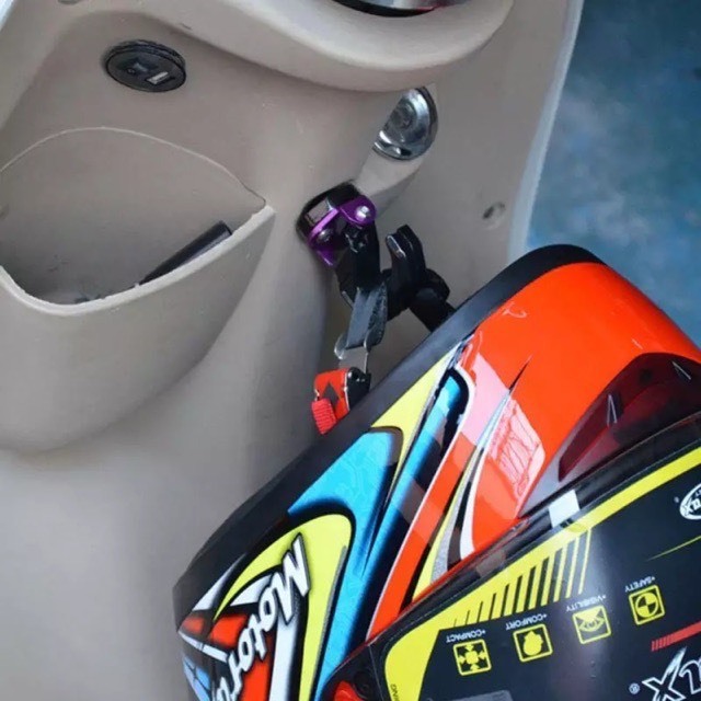 Móc treo đồ cho xe máy loại 2 móc