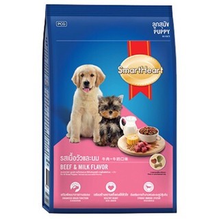Thức ăn cho Chó Con hạt Smartheart Puppy 400g Vị Bò và Sữa