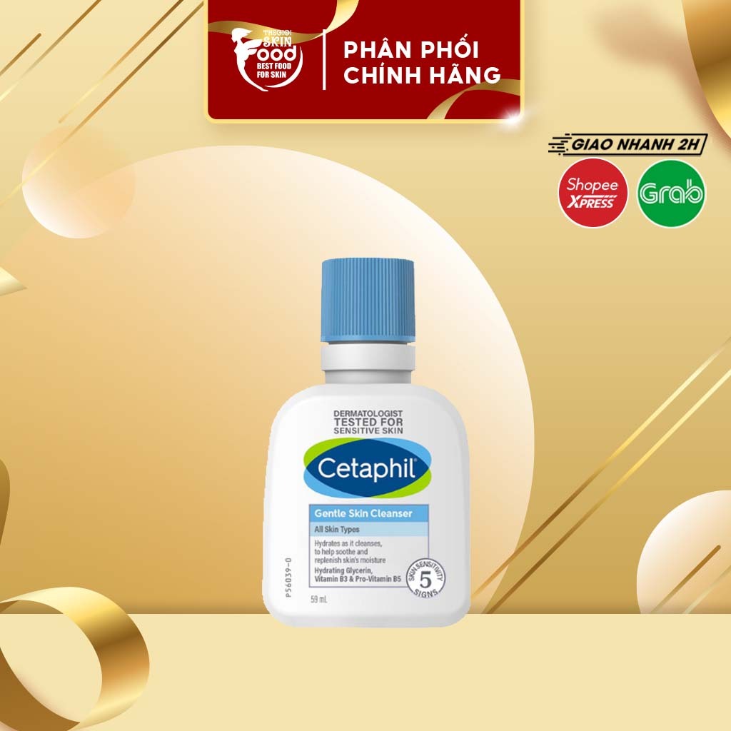 Sữa Rửa Mặt Cetaphil Gentle Skin Cleanser 59ml (HÀNG TẶNG KHÔNG BÁN)