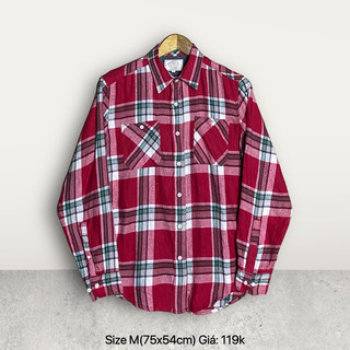 [Inbox chọn mẫu] Sơ Mi Flannel size M