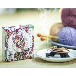 Nhang vòng sạch Nhật Bản Aika Jinkou 10 vòng hương thư giãn, khử mùi Nippon Kodo - Aika – Hương vòng | Gỗ đàn hương