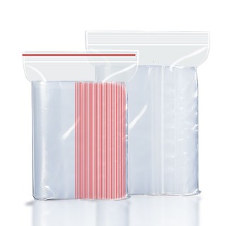 100g Túi zip chỉ đỏ các kích cỡ