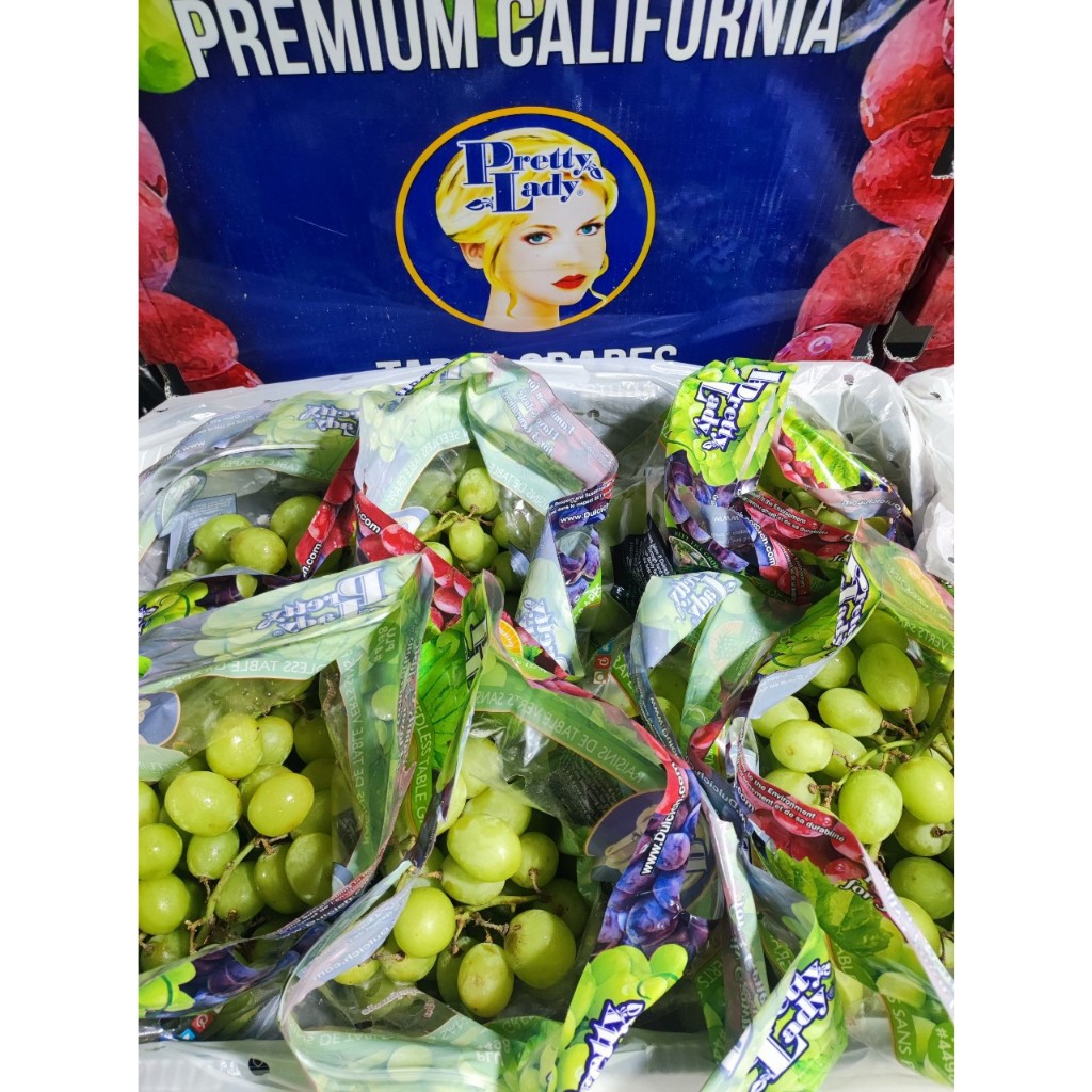 1kg Nho xanh Mỹ da xấu.