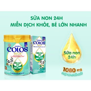 Sữa bột vinamilk colos gold 1/2/3 800g tăng cường miễn dịch, giúp trẻ tăng cân khỏe mạnh