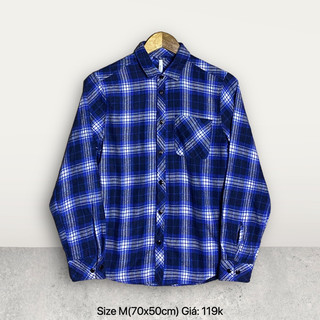[Inbox chọn mẫu] Sơ Mi Flannel size M