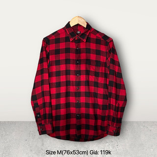 [Inbox chọn mẫu] Sơ Mi Flannel size M