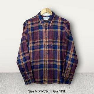 [Inbox chọn mẫu] Sơ Mi Flannel size M