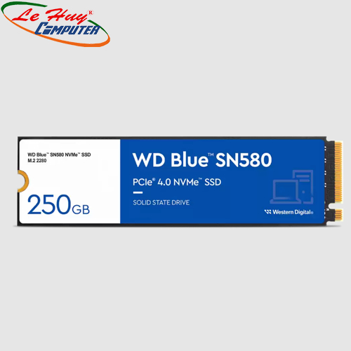 Ổ cứng SSD Western Digital Blue SN580 250GB M.2 NVMe 2280 WDS250G3B0E