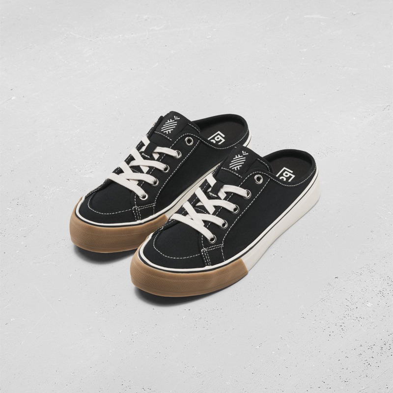 Pass giày mule hở gót Ananas basas bumper gum size 38.5 new còn tag hộp