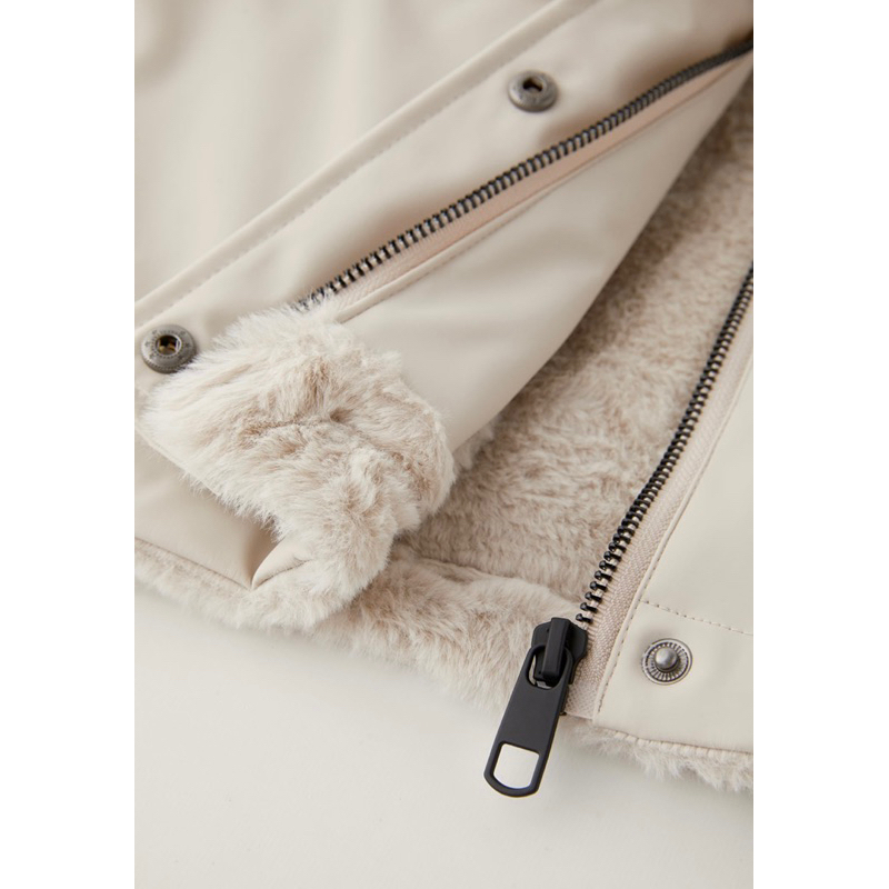 Áo phao raincoat lót lông thỏ Za.ra dư xịn cho các bé gái dòng lớn