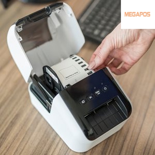 => Giấy in nhãn liên tục cho máy Brother khổ 62mm