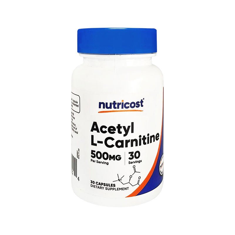 NUTRICOST ACETYL L-CARNITINE 500MG 30 VIÊN NHỘNG Tăng Phục Hồi Cơ Bắp Và Cải Thiện Vóc Dáng