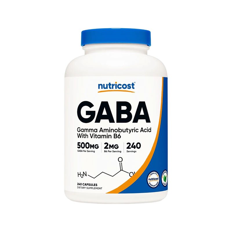 NUTRICOST GABA 500MG 240 Viên Nhộng Giúp Thư Giãn Tinh Thần Và  Bổ Sung Chất Dinh Dưỡng Giúp Hỗ Trợ Sức Kháng