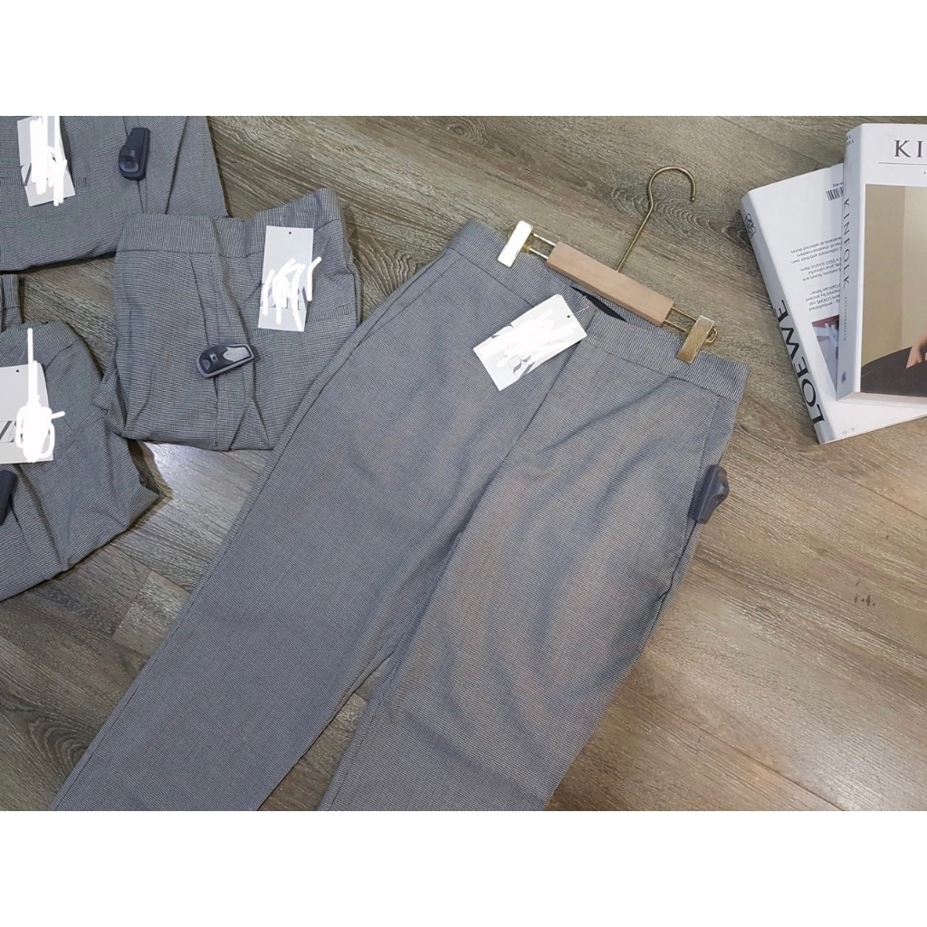 Quần tây baggy caro