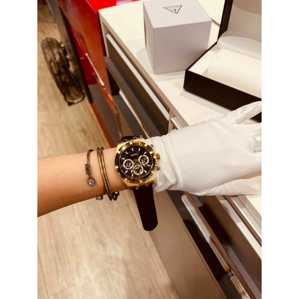 Đồng Hồ GUESS Nam,Size:44mm,Full Box Hãng,FreeShip Toàn Quốc,Bản Tròn Nam Tính