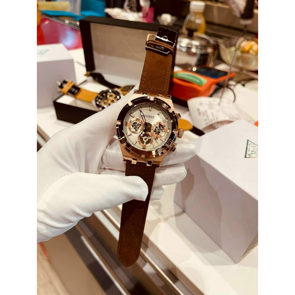 Đồng Hồ GUESS Nam,Size:44mm,Full Box Hãng,FreeShip Toàn Quốc,Bản Tròn Nam Tính
