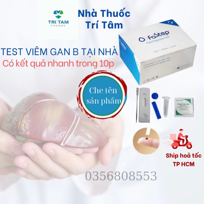 Bộ Test Viêm Gan Siêu Vi B tại nhà, Chính hãng Fastep -