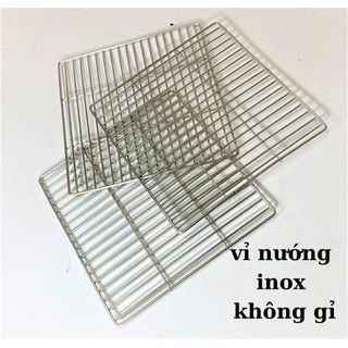 Vỉ nướng thịt inox chống gỉ, phên nướng thịt, vỉ nướng than hoa, vỉ nướng đa năng tiện ích