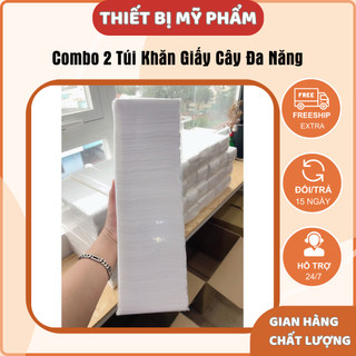 Khăn Giấy Lau Mặt Spa (COMBO 2 TÚI 400 TỜ) Dùng Trong Thẩm Mỹ, Spa, Hàng Loại Siêu Tiết Kiệm Chi Phí