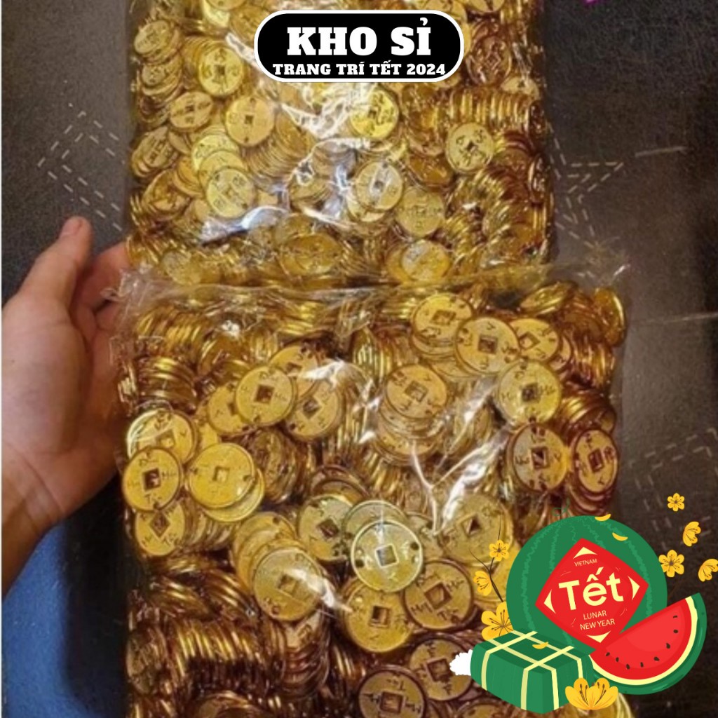 1 bịch đồng xu mạ vàng