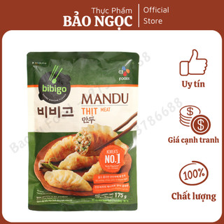 Bánh xếp mandu nhân thịt - cj foods bibigo 350gr