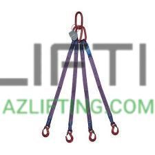 Cáp vải cẩu hàng 1 tấn 1 chân, 2 chân, 3 chân, 4 chân, sling cáp vải cẩu nâng hàng hóa tàu thuyền, container