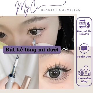 Bút Kẻ Mắt, Vẽ Mi Dưới, Vẽ Bọng Mắt Siêu Mảnh Hai Đầu Ngòi 0.05mm Siêu Mịn Lâu Trôi Chống Thấm Nước Không Bị Nhòe