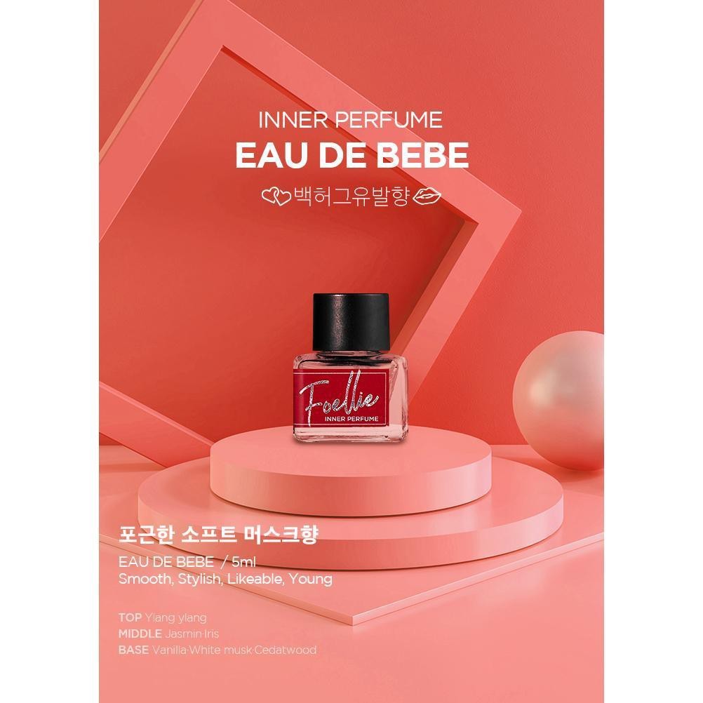 Nước Hoa Vùng Kín Hương Gỗ Ấm Nồng Foellie Eau De Innerb Perfume 5ml - Bébé