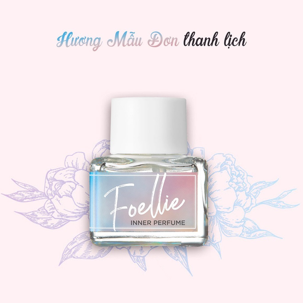 Nước Hoa Vùng Kín Hương Hoa Mẫu Đơn Thanh Lịch Foellie Eau De Innerb Perfume 5ml - Ciel