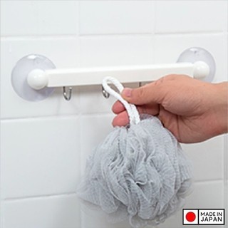 [CHÍNH HÃNG] Thanh giá treo đồ 4 móc có núm hít chân không Yamada Q-Ban - Hàng nội địa Nhật Bản | Made in Japan