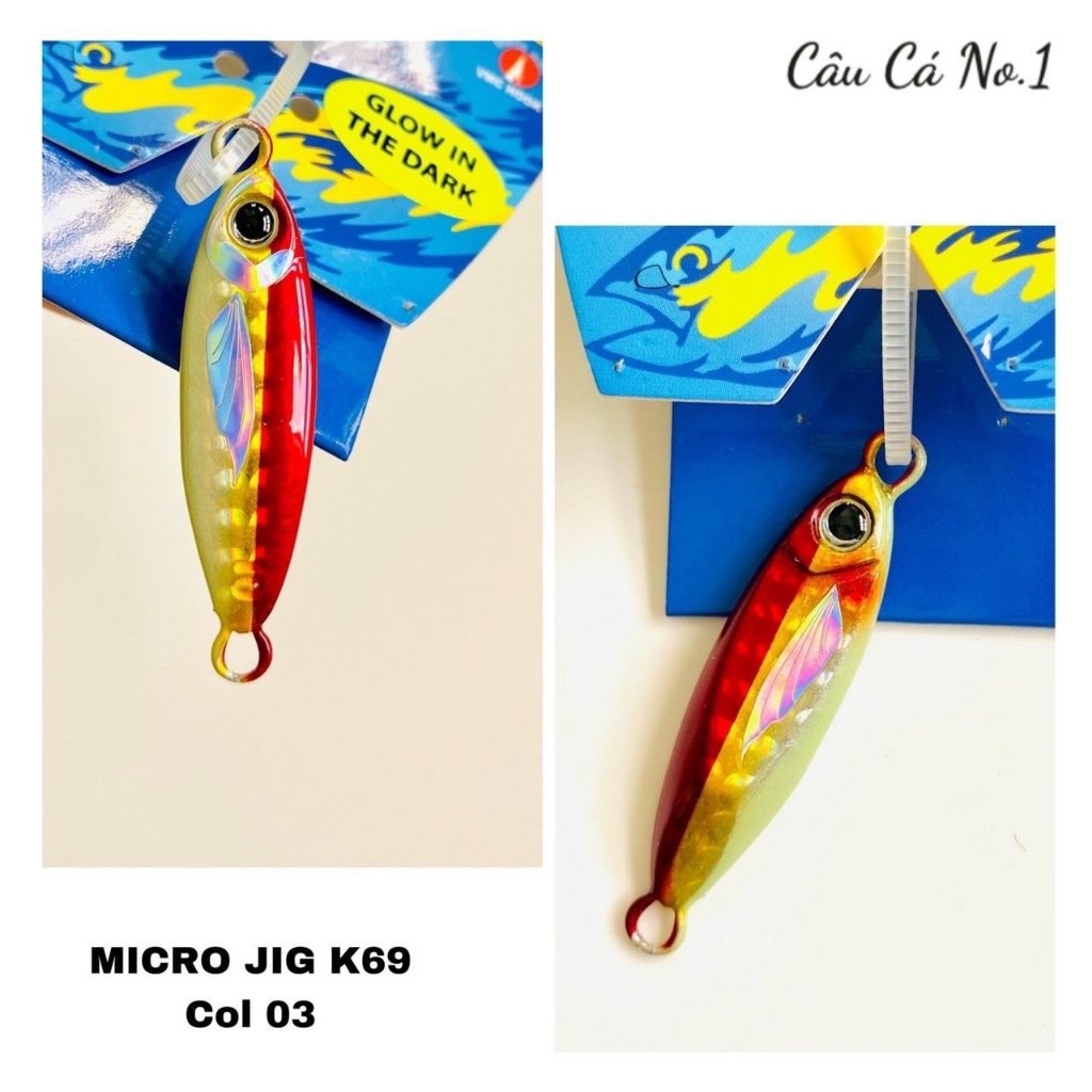MỒI CÂU MICRO-JIG PROHUNTER K69 METAL JIG 5G - 7G - 10G