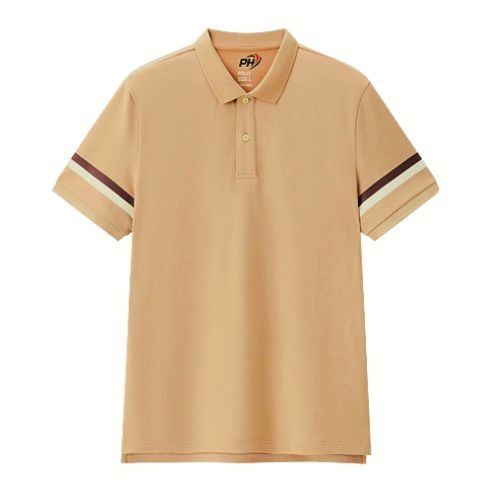Áo polo nam PH204 áo thun nam tay ngắn cổ bẻ vải cá sấu CVC co dãn 4 chiều phối viền tay