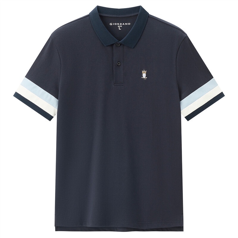 Áo polo nam PH204 áo thun nam tay ngắn cổ bẻ vải cá sấu CVC co dãn 4 chiều phối viền tay