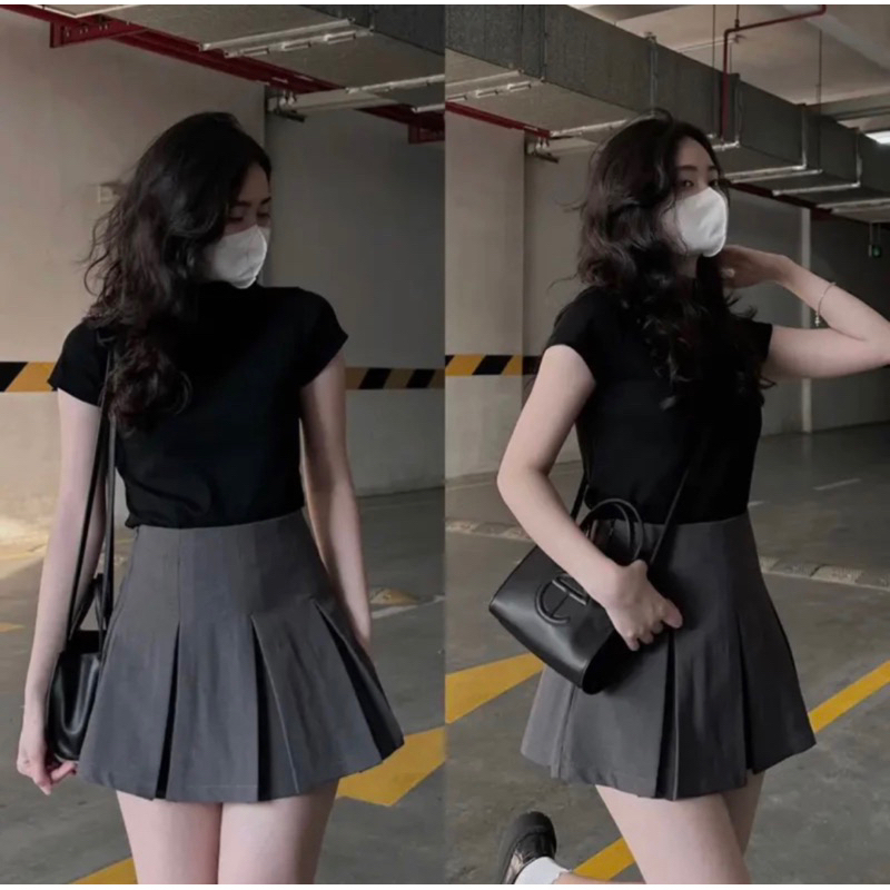 Chân Váy Nữ Dáng Ngắn Bản Ly To Hottrend, Chân Váy Nữ Tennis Ly To Lưng Cao Ôm Eo Tôn Dáng MA09