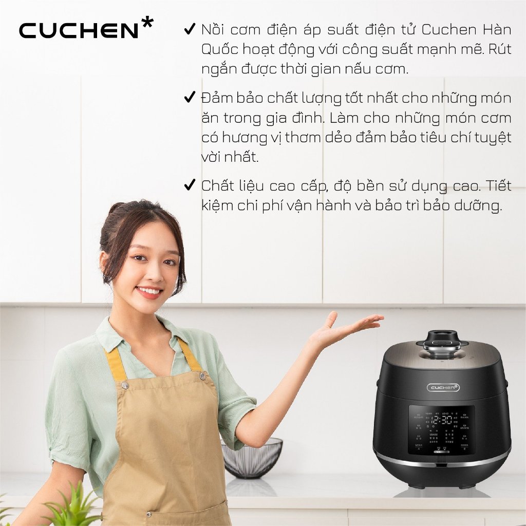 Nồi cơm điện tách đường Cuchen Hàn Quốc – Nồi cơm điện cao tần nhập khẩu Korea Bảo hành 24 tháng