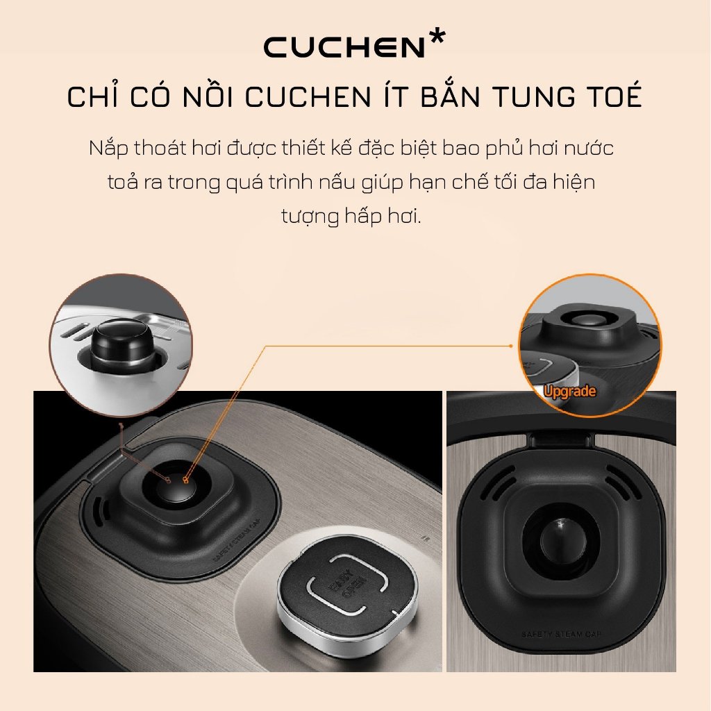 Nồi cơm điện tách đường Cuchen Hàn Quốc – Nồi cơm điện cao tần nhập khẩu Korea Bảo hành 24 tháng