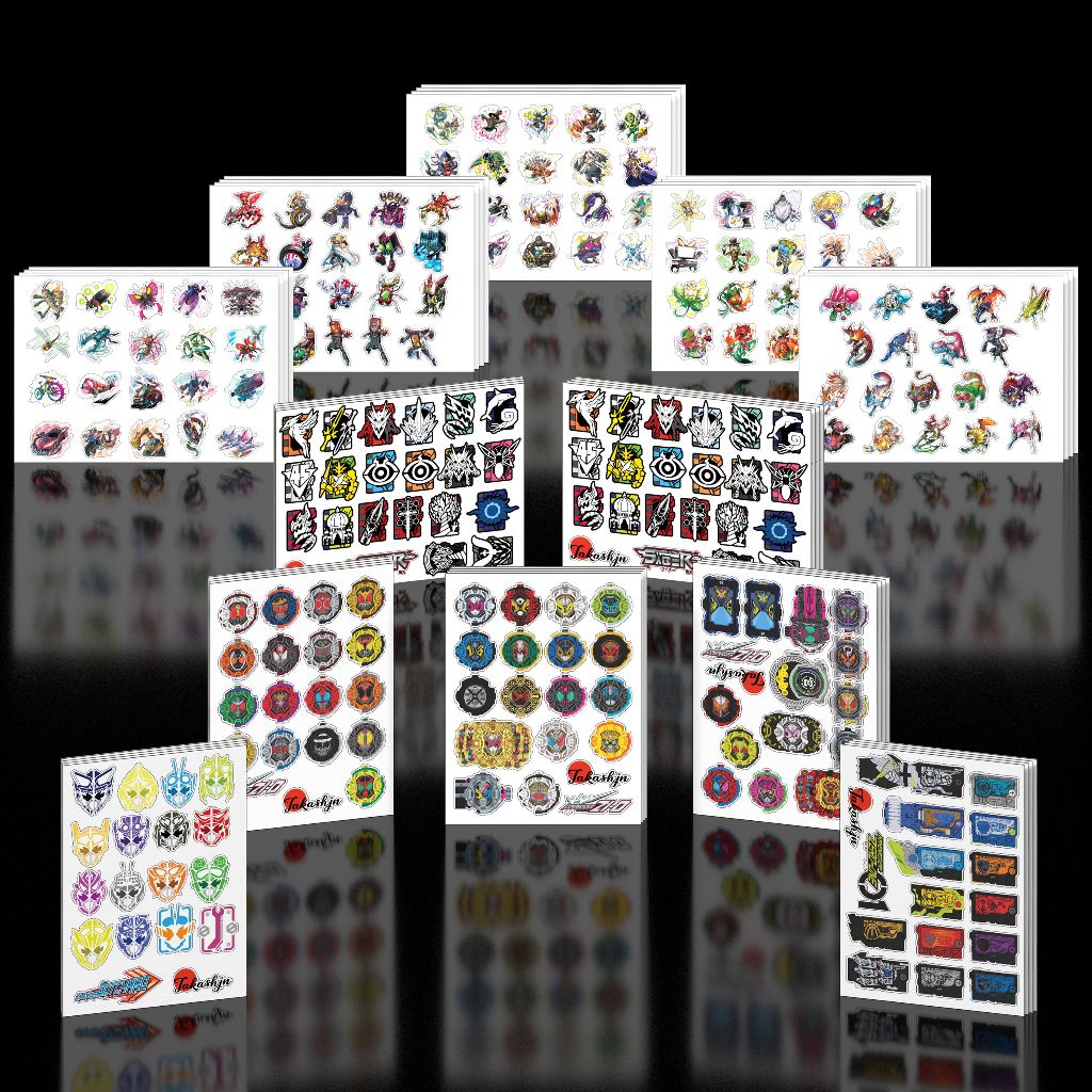 Sticker Decal trang trí dán Kamen Rider