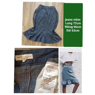 Chân váy jeans,kaki 2hand