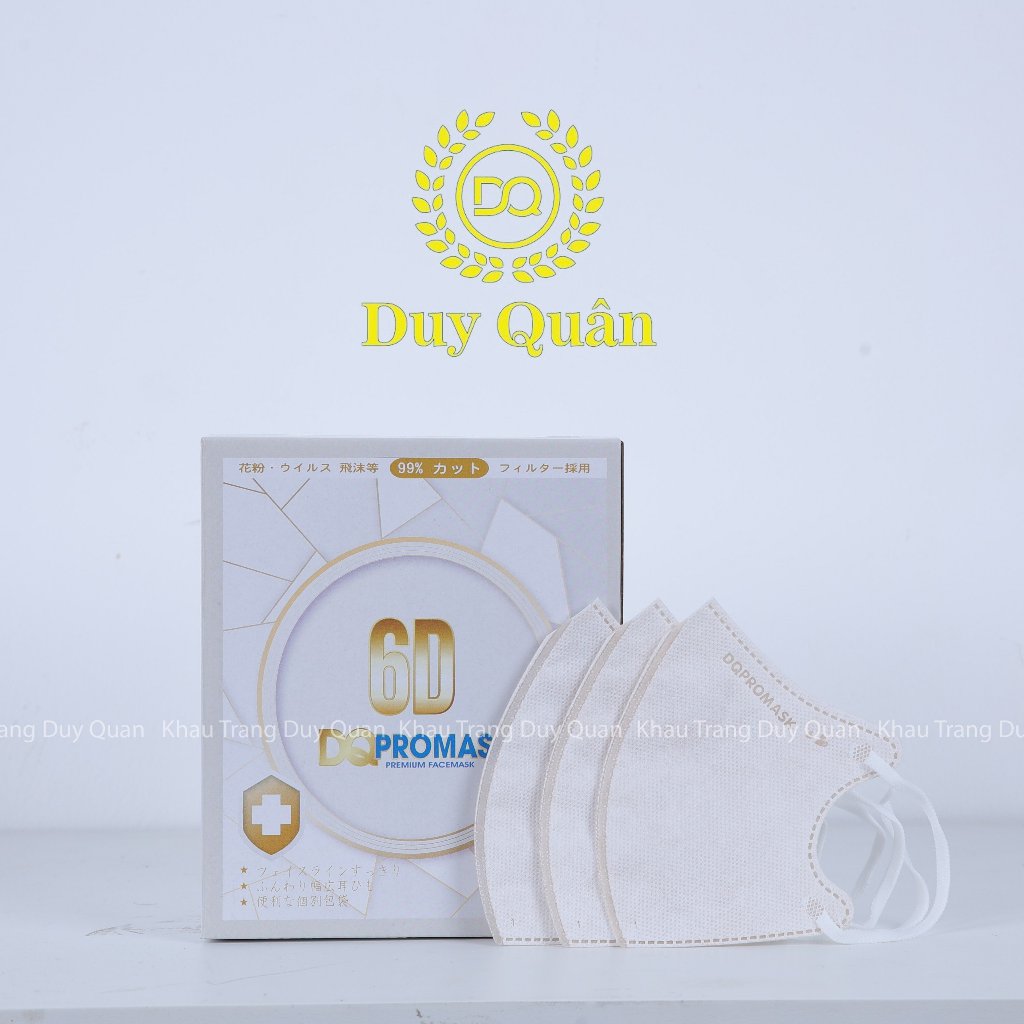 Thùng 500 chiếc khẩu trang 6D Duy Quân Promask