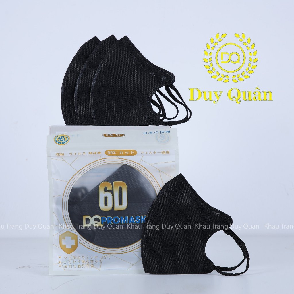 Thùng 500 chiếc khẩu trang 6D Duy Quân Promask