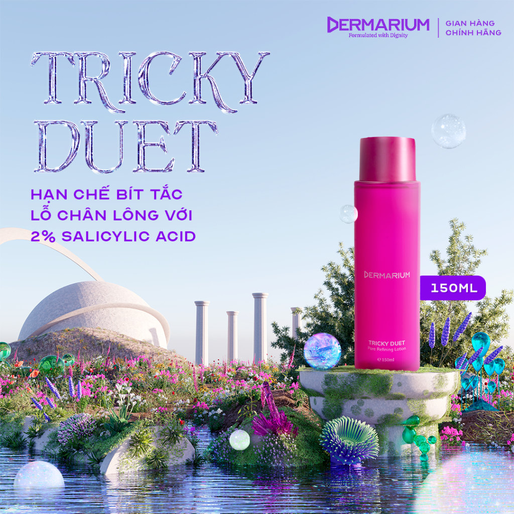 [Mã COSDAY - 50k đơn 250k] Dermarium Tricky Duet - 2% Salicylic Acid tẩy da chết lỗ chân lông