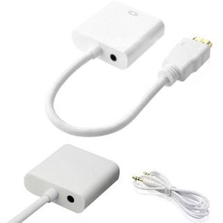 Cáp Chuyển HDMI Ra VGA (Có Audio)