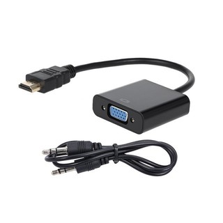 Cáp Chuyển HDMI Ra VGA (Có Audio)