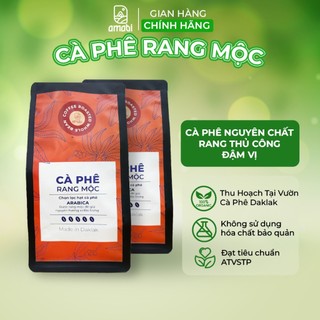Cà phê rang mộc Robusta hương chồn 200g/500g/1kg,Cà phê rang xay nguyên chất dành cho pha phin và pha máy - Amabi Coffee