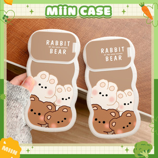 Ốp Lưng iPhone Rabbit Bear Nắp Gương Selfie, Chống Sốc, Bảo Vệ Camera - iP 6/6s/7/8/Plus/X/XS/XR/11/12/13/14/15/Pro/Max