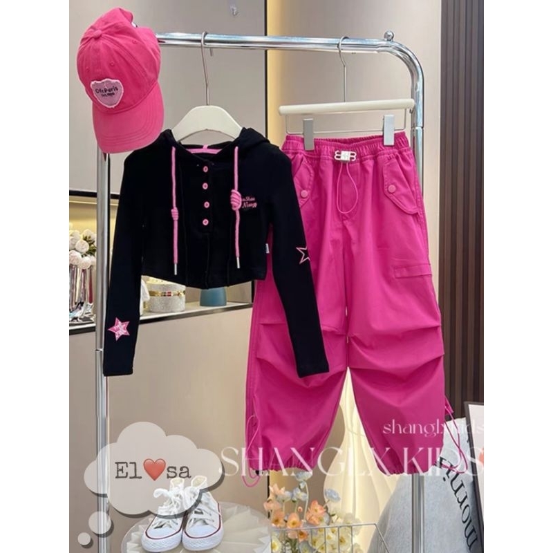 Set bộ áo quân cho bé gái.set áo +quần hộp cho bé gái 10 đến 28ki.set hip hop