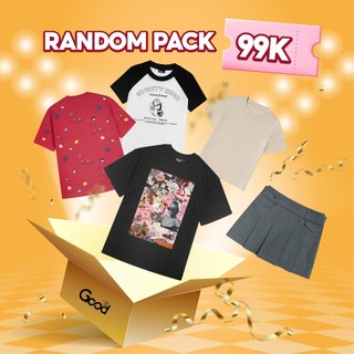 Random Pack 99K THE GOOD, Áo Thun Baby Tee Croptop Chân Váy Chọn Size Và Kiểu Ngẫu Nhiên